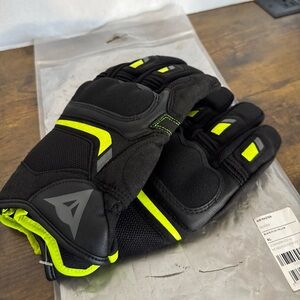 Dainese Air Master Gloves Motorcycle Gloves Black/Fluo -Yellow Size XL NEW